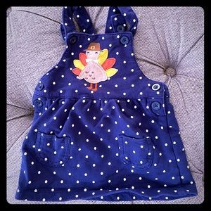 6 months Thanksgiving Overall Dress